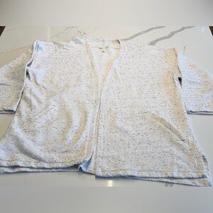 Like new Eileen Fisher Cream Speckled Open Cardigan m fits like large.